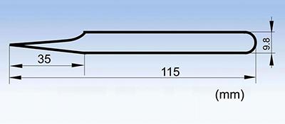 Пинцеты из нержавеющей стали с острыми концами серии 5A-SA