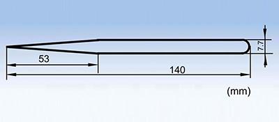 Длинные ультратонкие пинцеты из нержавеющей стали серии ST-11