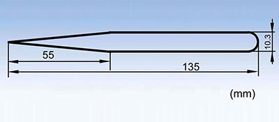 Ультратонкие антистатические пинцеты из нержавеющей стали серии ESD-12