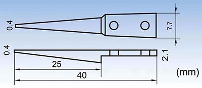 Антистатические ультратонкие пинцеты серии ESD-259A